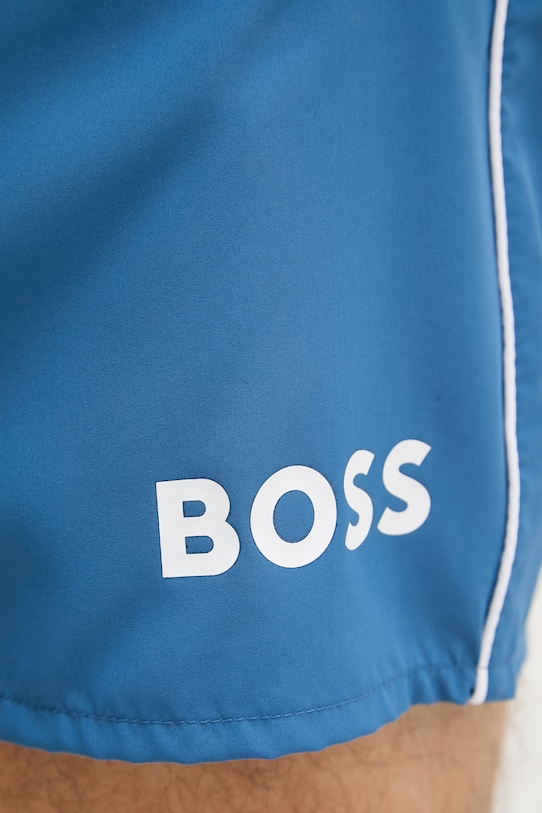 BOSS pantaloncini da bagno da uomo Starfish blu 50514429