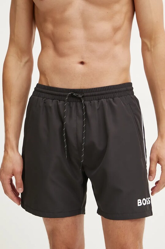 BOSS pantaloni scurti de baie Planet friendly negru 50514429