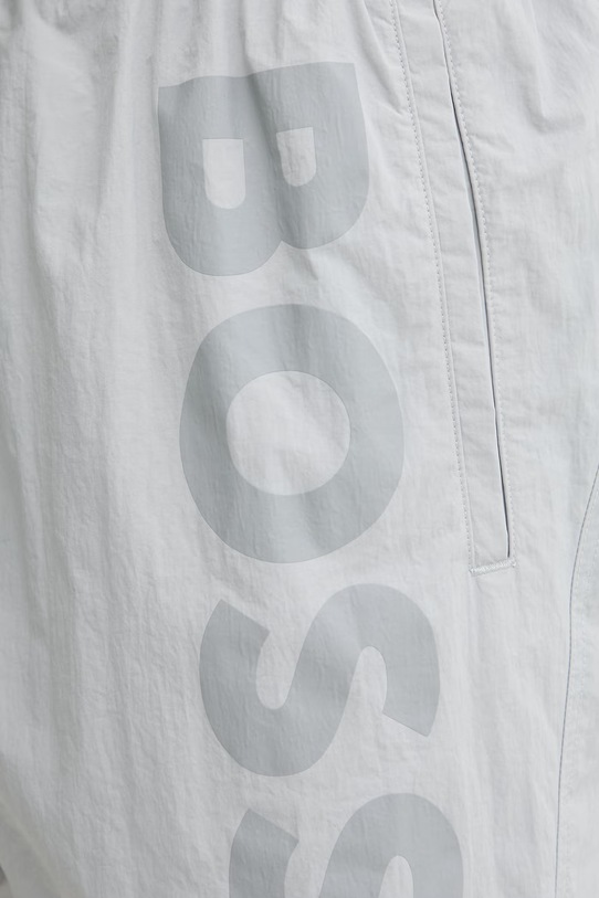 Plavkové šortky BOSS šedá 50514502