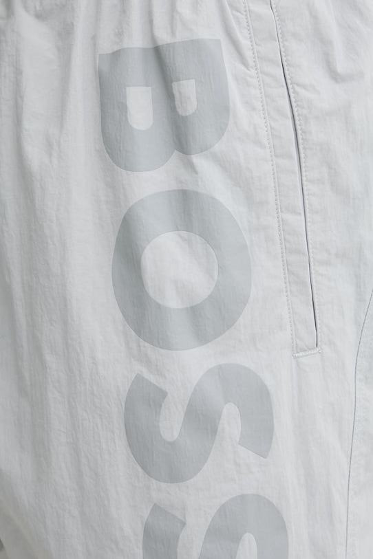 Plavkové šortky BOSS šedá 50514502