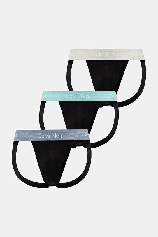 Εσώρουχο jockstrap Calvin Klein Underwear 3-pack μαύρο 000NB3363A