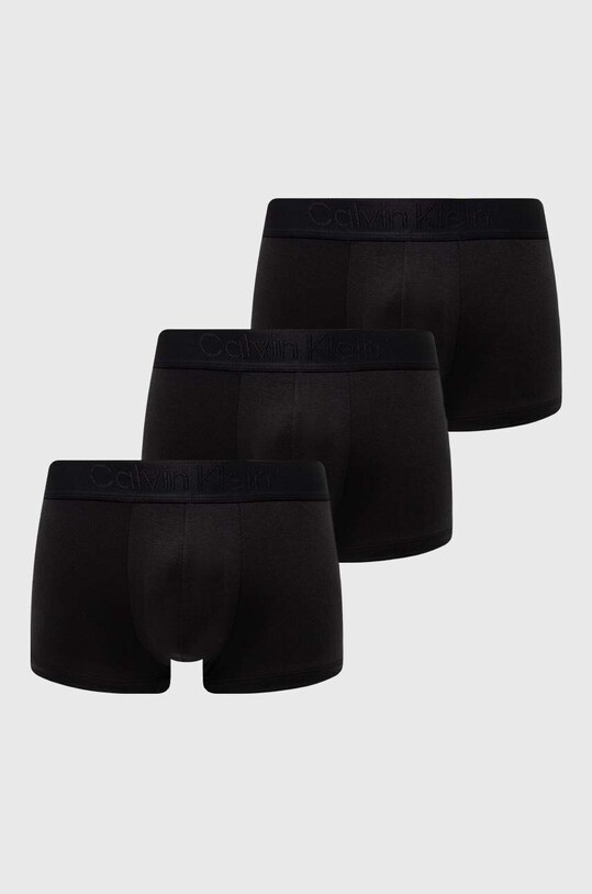 Calvin Klein Underwear bokserki 3-pack dzianina czarny 000NB3651A