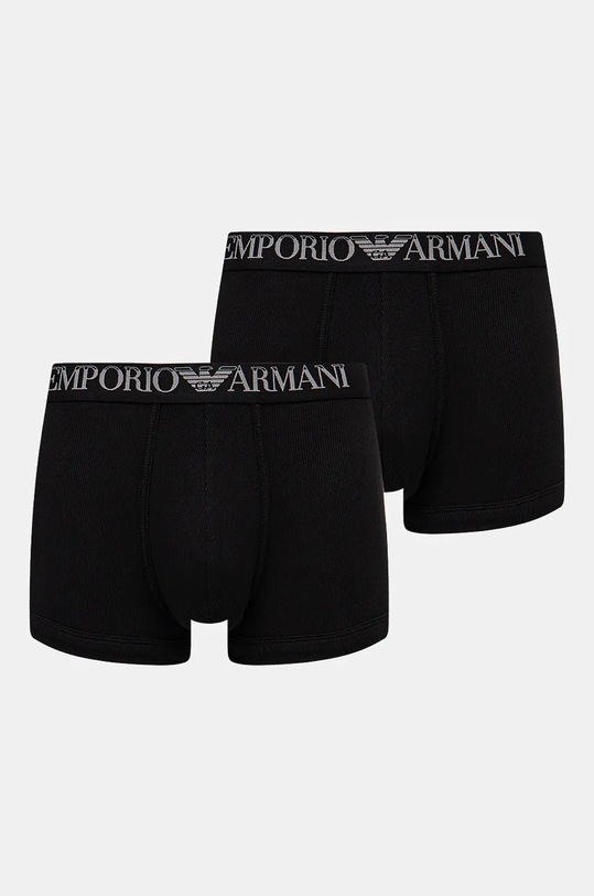 Emporio Armani Underwear bokserki 2-pack dzianina czarny 112023.4R502.NOS