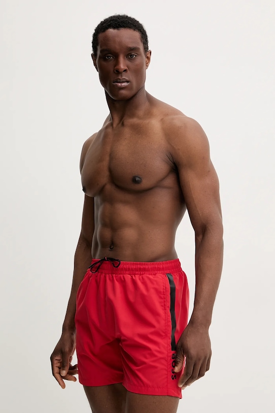 BOSS szorty kąpielowe Dolphin czerwony 50508963