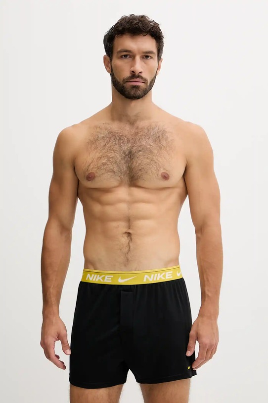 Boxerky Nike 3-pack černá 0000KE1262