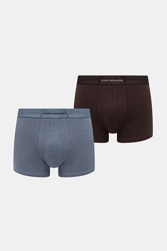 Boxerky Fila 2-pack pletenina modrá FU5272.2