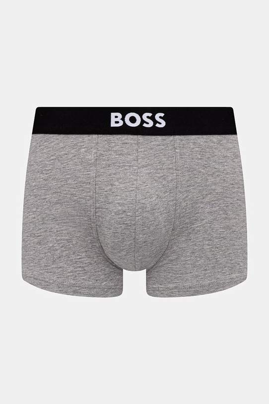 Oblečenie BOSS boxerky pánske bavlnené s elastanom Trunk 3P BOSS ONE 3-pack 50544263 biela
