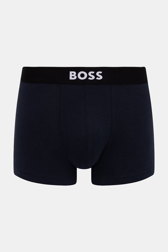 BOSS bokserki męskie bawełniane z elastanem Trunk 3P BOSS ONE 3-pack 50544263 niebieski AA00