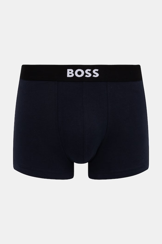 BOSS bokserki męskie bawełniane z elastanem Trunk 3P BOSS ONE 3-pack 50544263 niebieski AA00