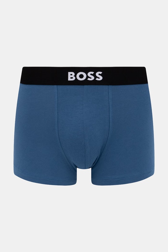 BOSS bokserki męskie bawełniane z elastanem Trunk 3P BOSS ONE 3-pack niebieski 50544263