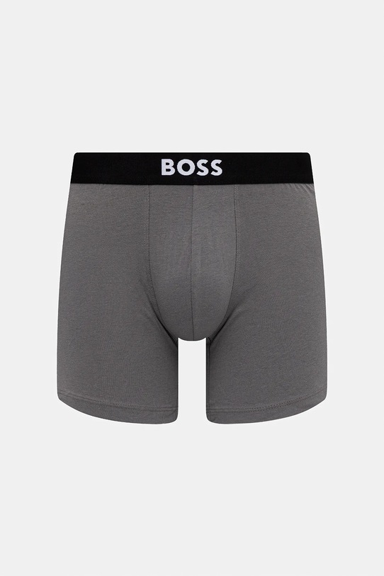 Odzież BOSS bokserki BoxerBr 3P BOSS ONE 3-pack 50544272 szary