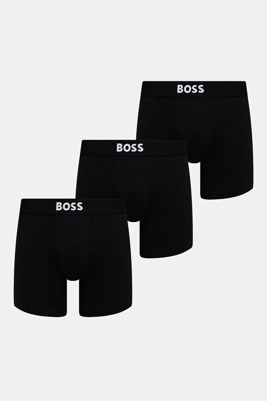 Боксеры BOSS One 3 шт трикотаж чёрный 50544272