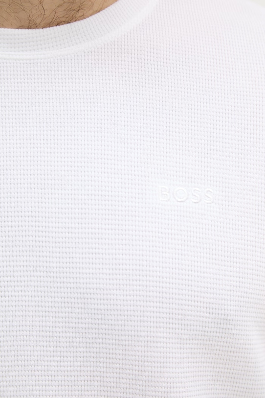 BOSS lounge tričko pánske Waffle T-Shirt 50535891 biela