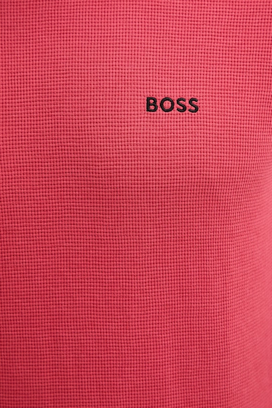BOSS T-shirt lounge męski Waffle T-Shirt 50535891 czerwony
