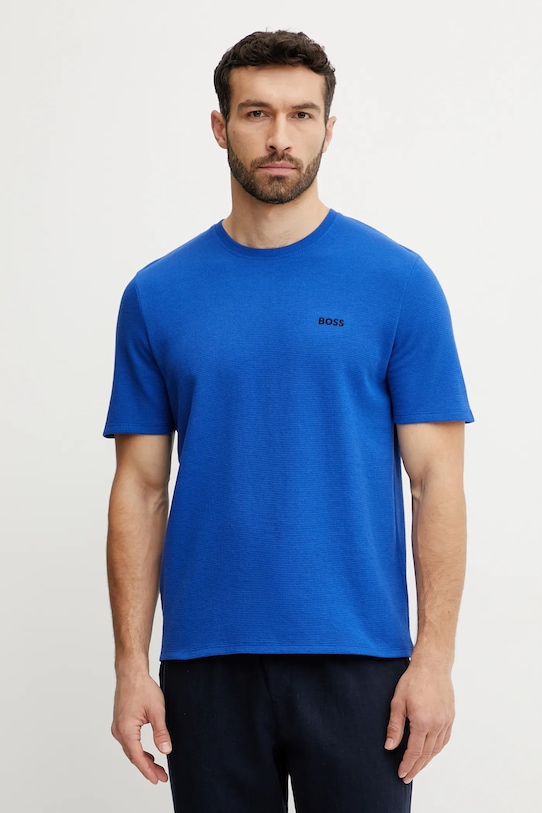 BOSS tricou lounge imprimeu violet 50535891