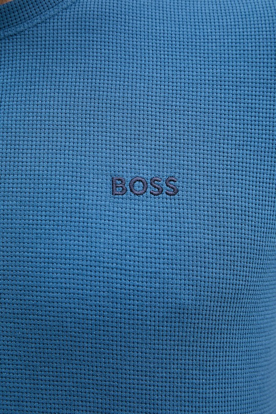 BOSS T-shirt lounge da uomo Waffle T-Shirt 50535891 blu