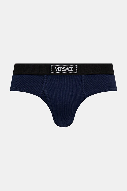 Slip gaćice Versace pletivo mornarsko plava 1015226.1A09410