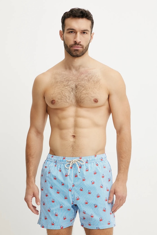 MC2 Saint Barth szorty kąpielowe niebieski COM0009
