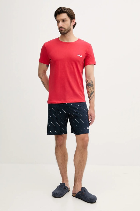 Fila pijamale de bumbac FPS1222 rosu AA00