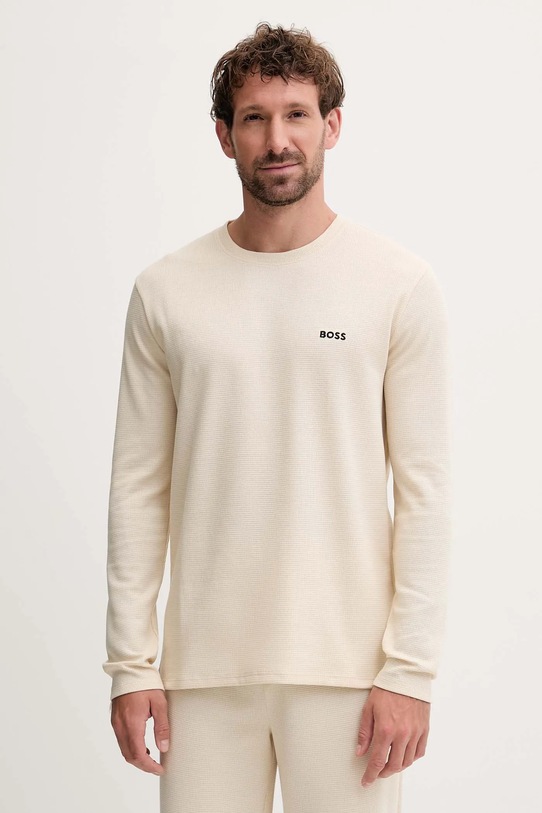 BOSS longsleeve lounge beżowy 50535870