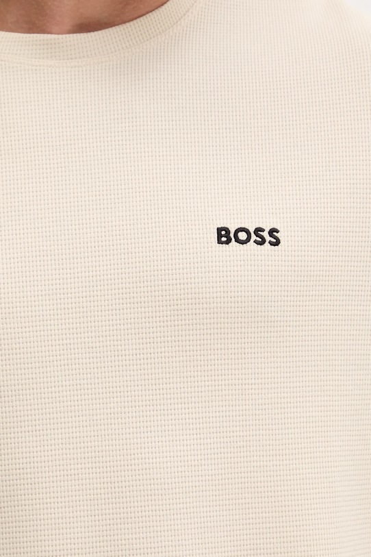 Лонгслив лаунж BOSS 50535870 бежевый