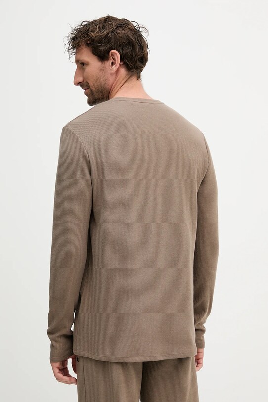 Odzież BOSS longsleeve lounge 50535870 brązowy