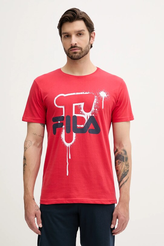 Fila pamut pizsama FPS1220 piros