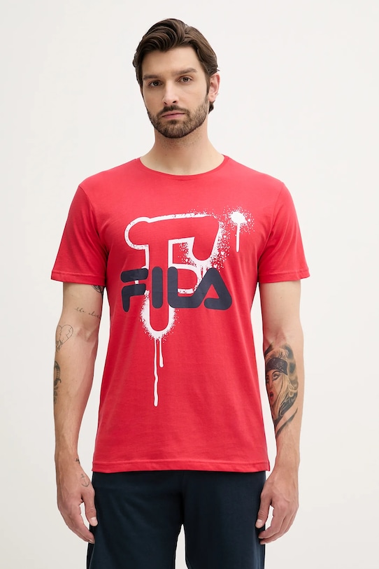 Fila piżama bawełniana FPS1220 czerwony