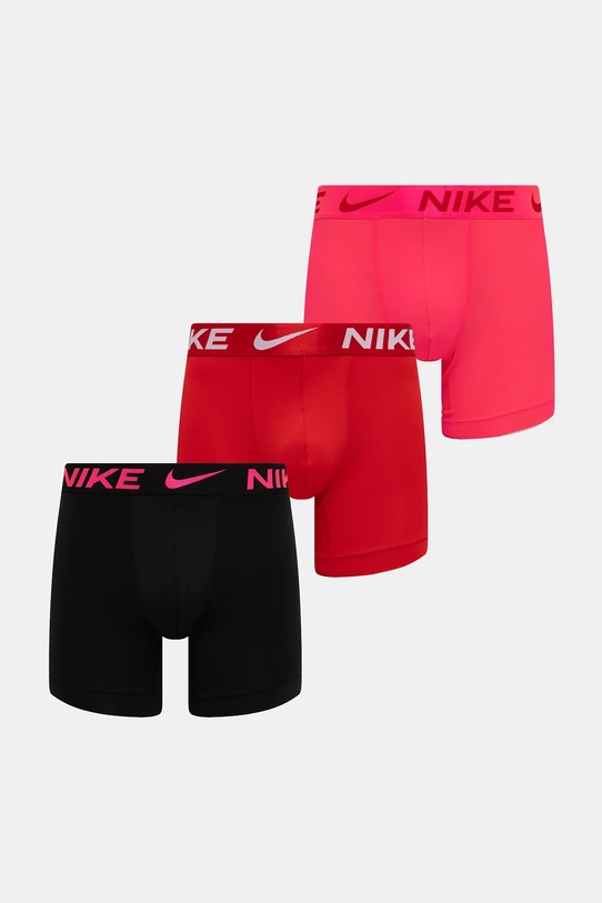 Boxerky Nike 3-pack pletenina červená 0000KE1157.M