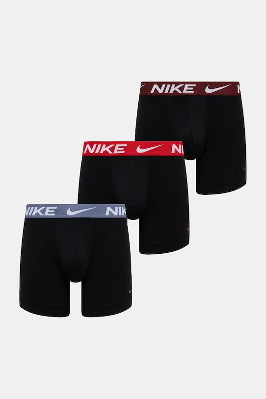 Боксеры Nike 3 шт трикотаж чёрный 0000KE1157.M