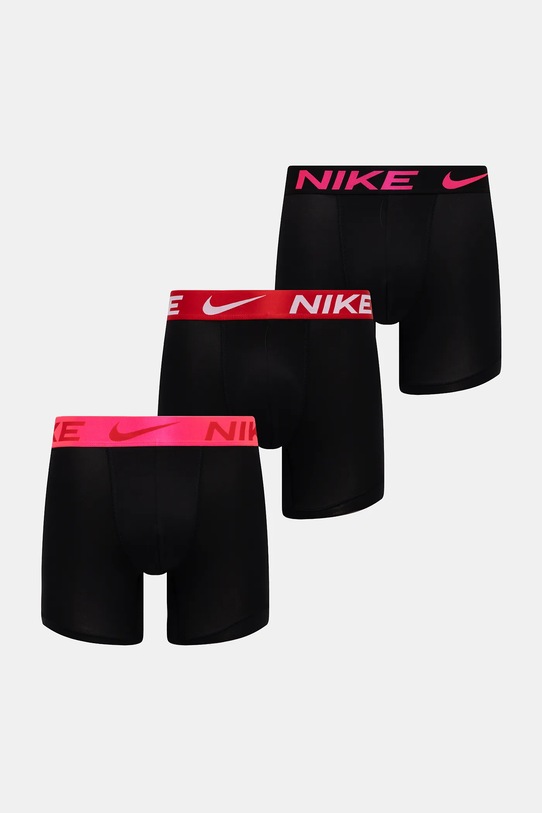 Боксеры Nike 3 шт трикотаж чёрный 0000KE1157.M