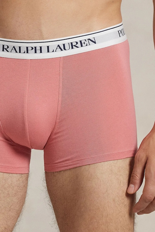 Oblečenie Boxerky Polo Ralph Lauren 3-pak 714830299. ružová