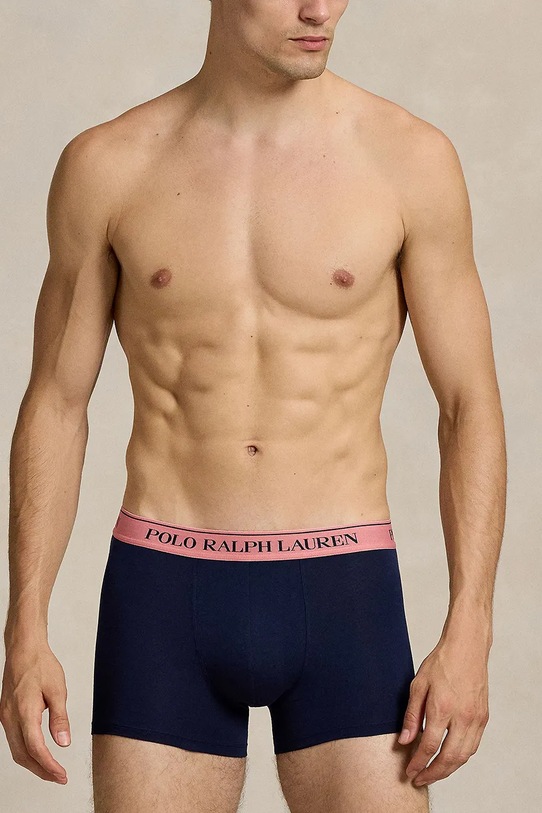 Boxerky Polo Ralph Lauren 3-pak 714830299. tmavomodrá