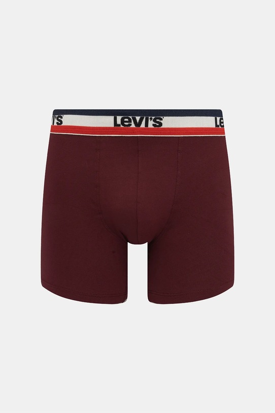 Боксеры Levi's 3 шт 37149.1220 бордо AA00