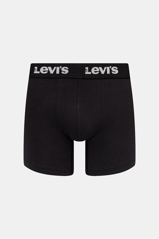 Levi's bokserki męskie bawełniane z elastanem 6-pack 37149.1221 czarny AA00