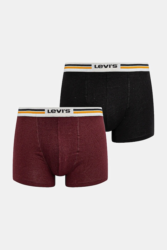 Boxerky Levi's 2-pak pletenina červená 37149.1222