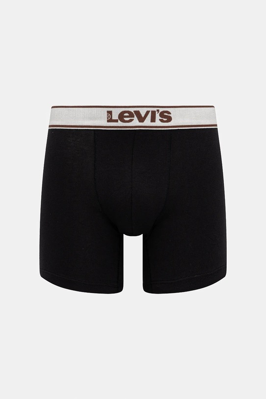 Oblečení Bavlněné boxerky Levi's 2-pack 37149.1225 hnědá