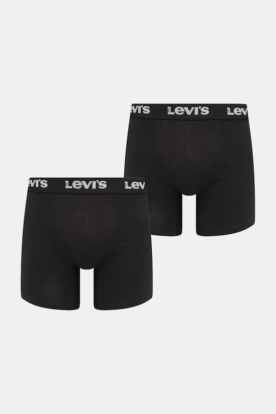 Levi's boxeralsó 2 db sima fekete 37149.1191