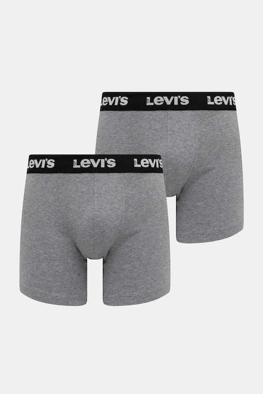 Levi's boxeri 2-pack print gri 37149.1193