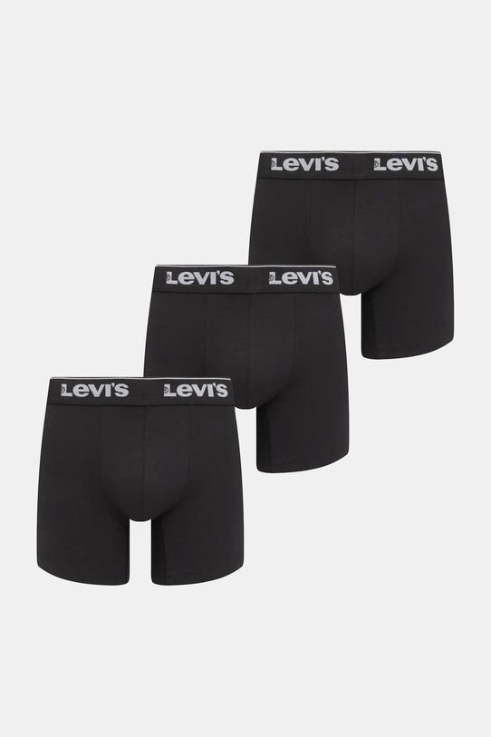 Levi's boxeralsó 3 db sima fekete 37149.1199