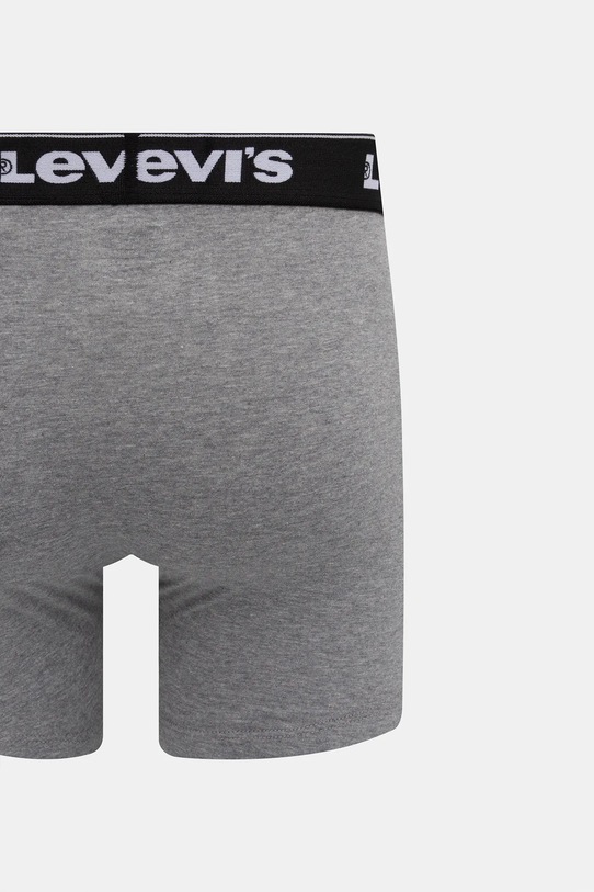 Oblečenie Boxerky Levi's 3-pak 37149.1201 sivá