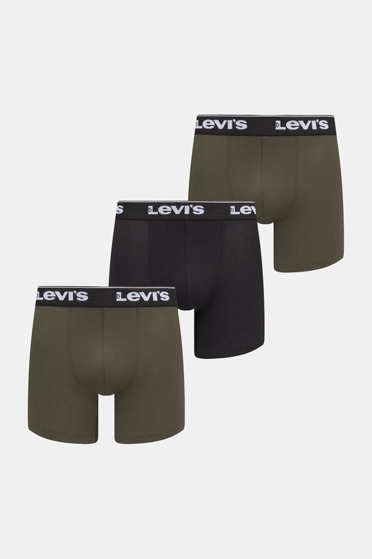Boxerky Levi's 3-pack potisk zelená 37149.1202