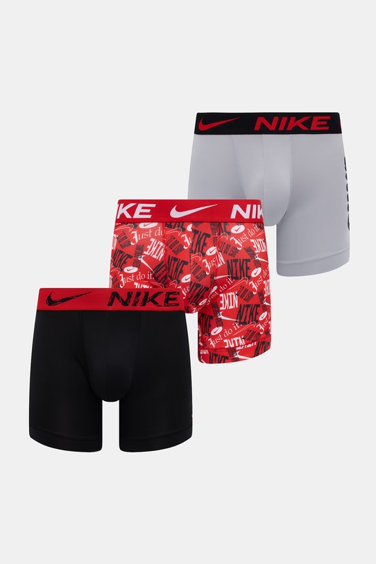 Nike testhezálló boxeralsó férfi 3-as csomag piros 0000KE1277