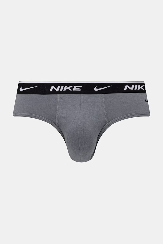 Nike slipy męskie bawełniane z elastanem 5-pack szary NQ00KE1294
