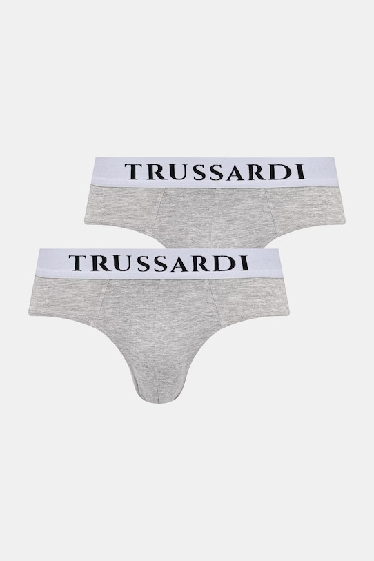 Слипове Trussardi (2 броя) трикотаж сив TRU2USP01