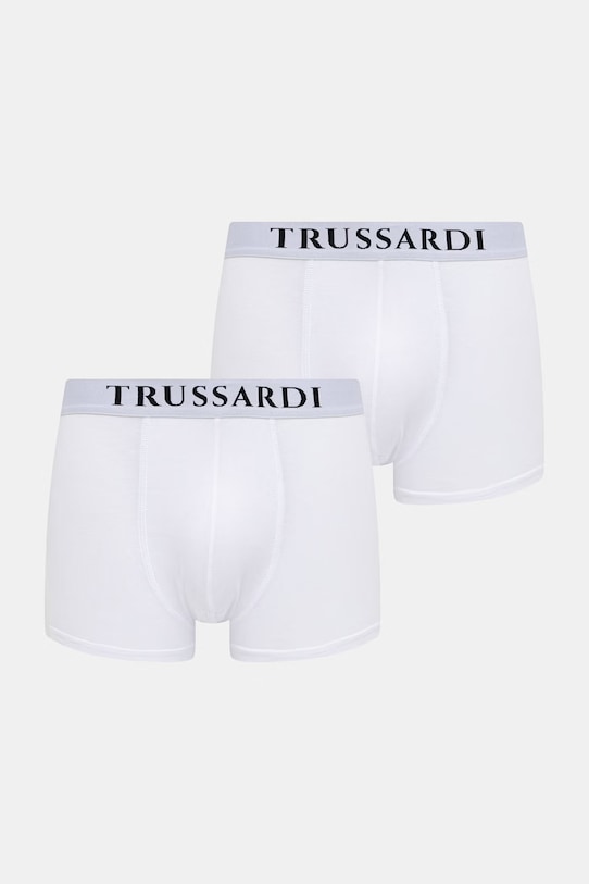 Боксерки Trussardi (2 броя) меланж бял TRU2UTR01