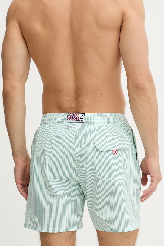 Îmbrăcăminte MC2 Saint Barth pantaloni scurți de baie pentru bărbați PATM001 verde