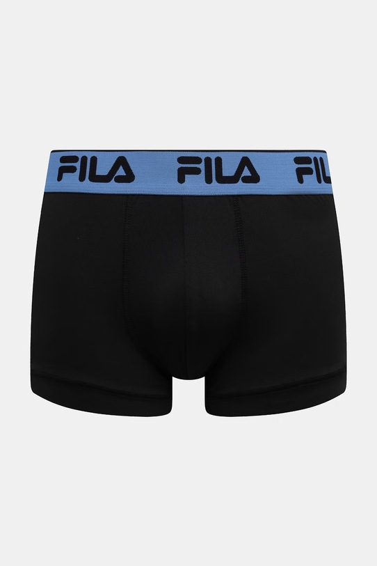 Fila bokserki dopasowane męskie bawełniane z elastanem 2-pack FU5380/2 czarny SS26
