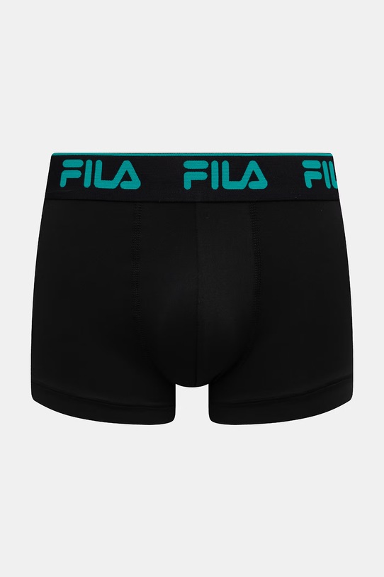Odzież Fila bokserki dopasowane męskie bawełniane z elastanem 2-pack FU5380/2 czarny