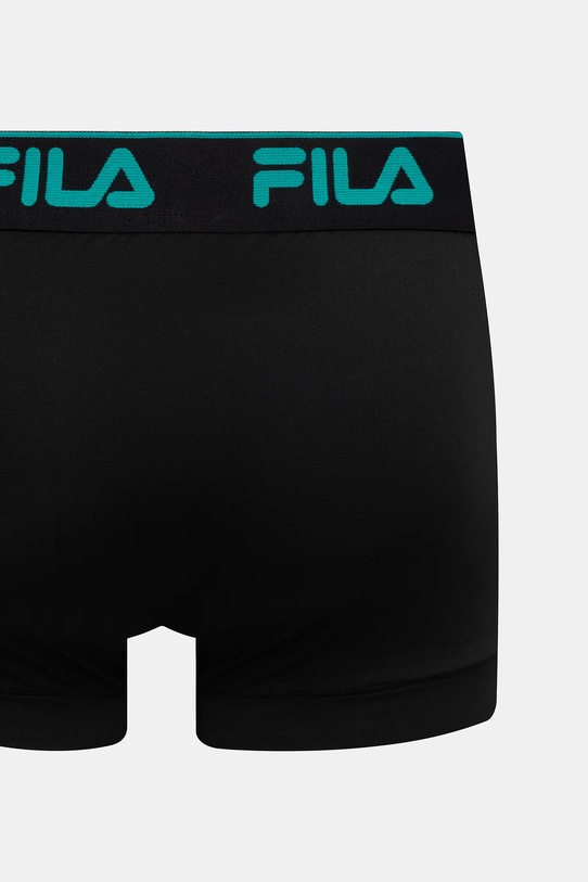Fila bokserki dopasowane męskie bawełniane z elastanem 2-pack FU5380/2 czarny